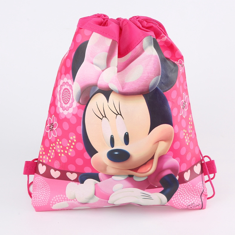 Balo dây rút vải không dệt họa tiết hoạt hình người nhện làm quà tặng sinh nhật