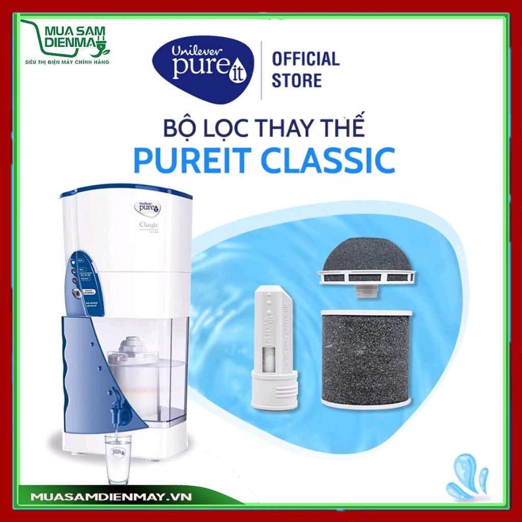 Bình Máy lọc nước sạch uống Unilever Pureit Classic 9 lít không cần dùng điện cắm điện - Hàng chính hãng