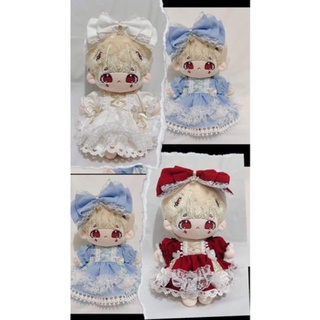 outfit doll đầm công chúa[20cm,body mập]