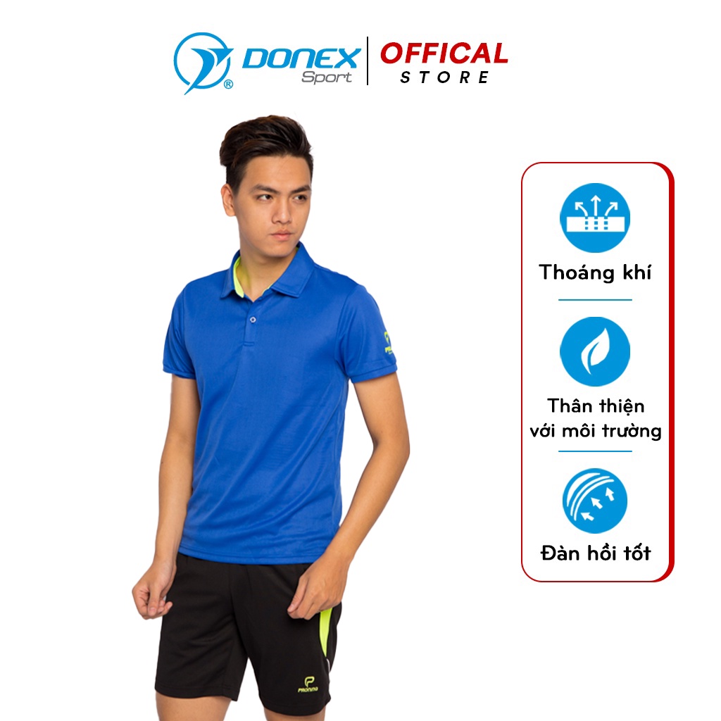 Áo Thể Thao Nam Có Cổ DONEXPRO Kiểu Dáng Đẹp, Form Chuẩn, Ôm Cơ Thể, Chất Liệu Cao Cấp, Thấm Hút Mồ Hôi Cực Tốt MC-8957