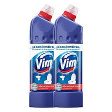 Bộ 2 chai nước tẩy bồn cầu Vim diệt khuẩn 900ml