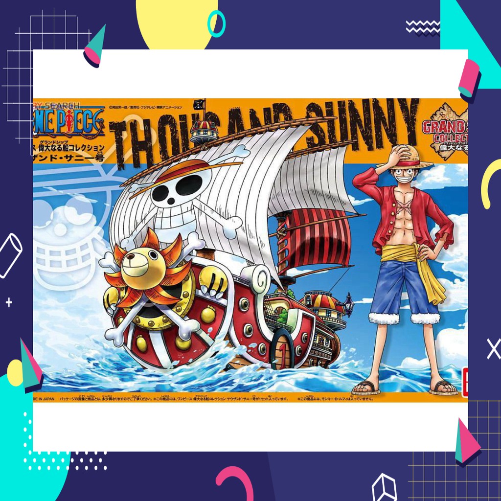 Mô hình lắp ráp Thousand Sunny Plastic model Bandai