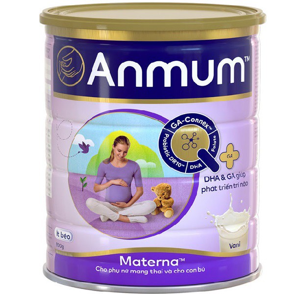 Sữa Bột Dành Cho Mẹ Bầu Anmum Materna Hương Chocolate &amp; Vani 800g