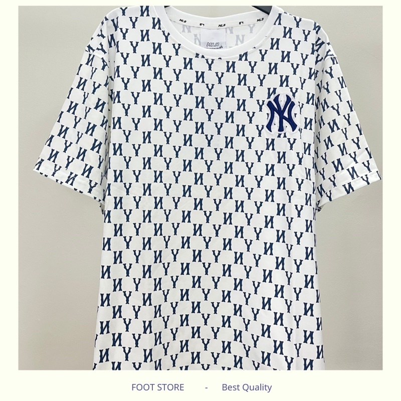 Áo thun MLB Monogram cao cấp Áo thun NY nam nữ mới nhất