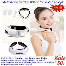 Sale 60 % :Máy Massage Cổ Vai Gáy 3D  chính hàng KL 8530 - 5 Chức Năng