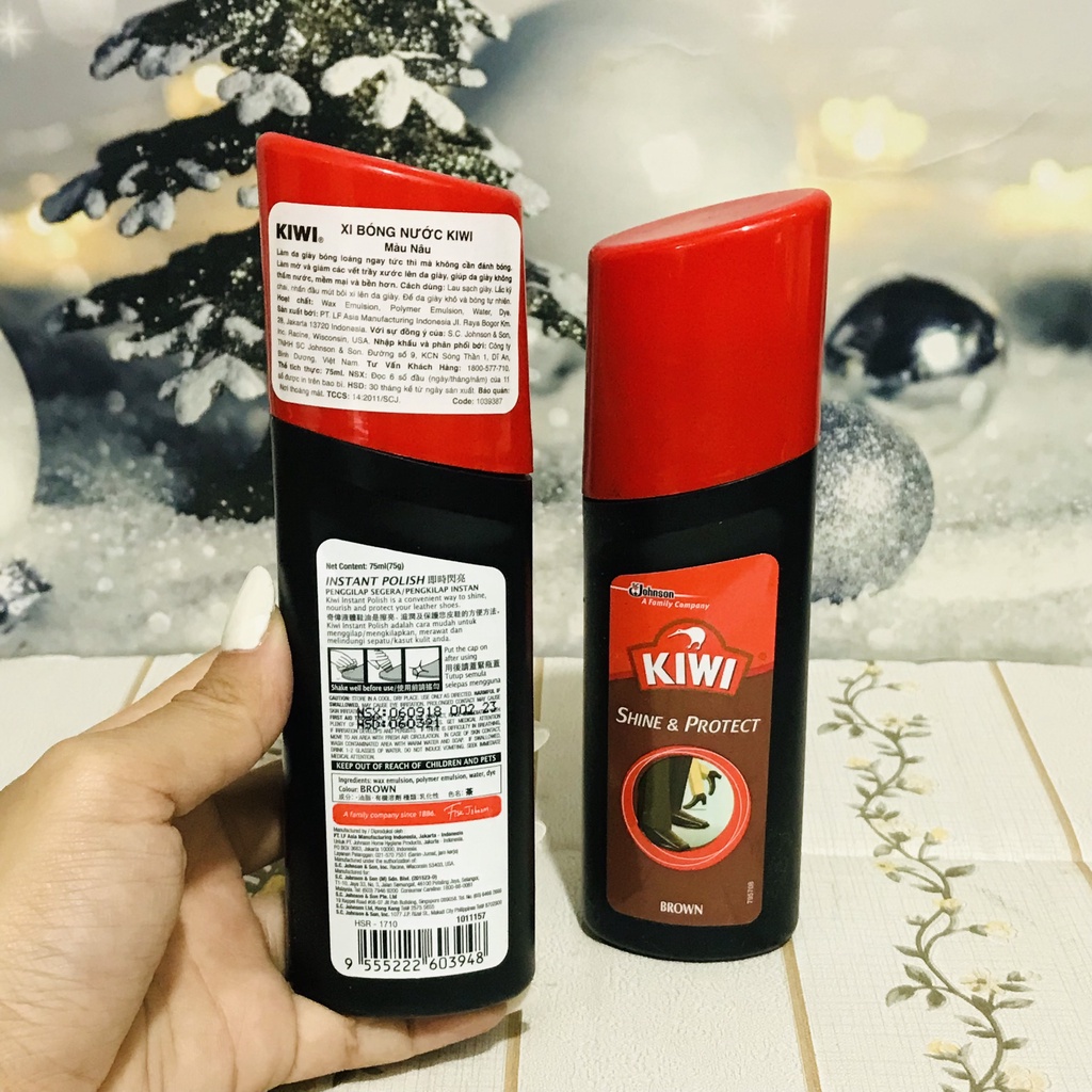Xi nước đánh giầy KIWI màu đen 75ml