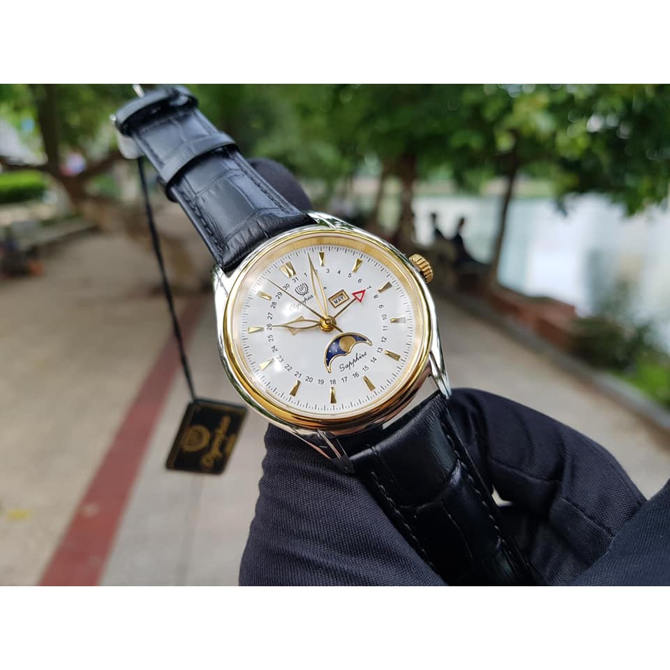 Đồng Hồ Nam Olympia Star Moonphase OP98022-80MSK Chính Hãng