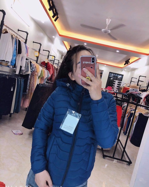 Áo khoác phao nữ túi kéo khóa(Video+Ảnh thật) | BigBuy360 - bigbuy360.vn