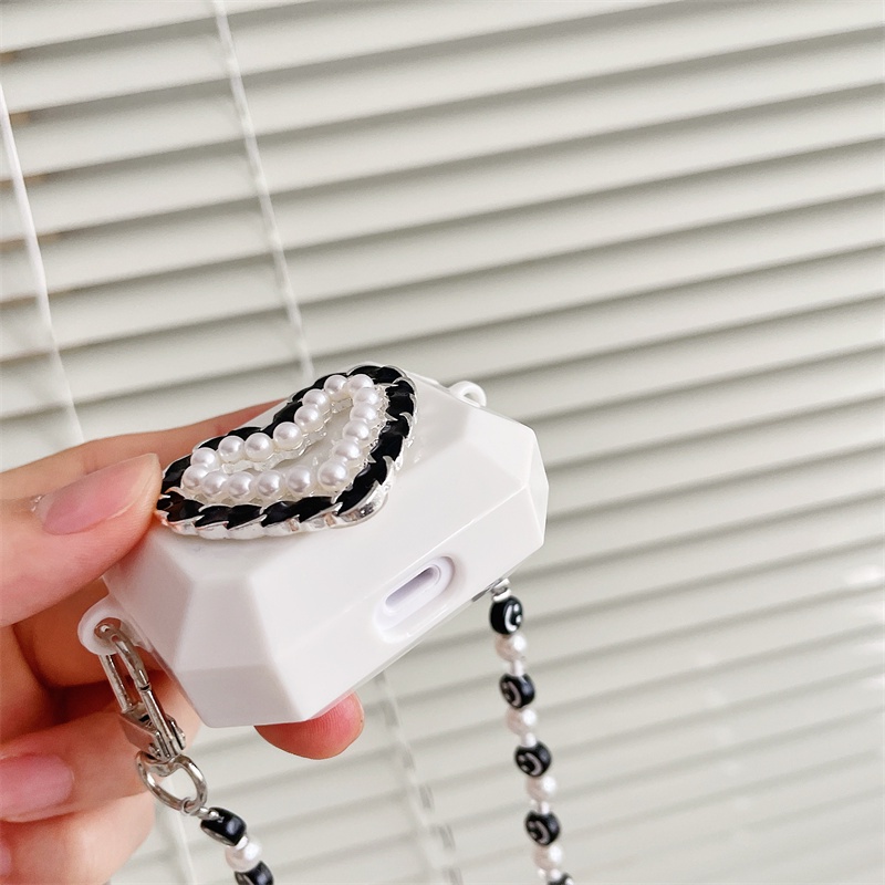 Ốp Hộp Đựng Tai Nghe Nhét Tai Hình Trái Tim Cho Apple AirPods 1 2 3 Pro