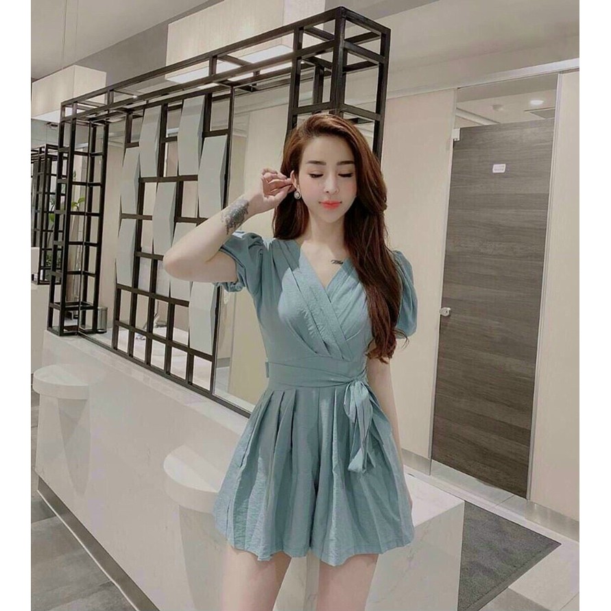 Jum Dự Tiệc Công Sở - Đầm Jum Dạo Phố Tay Phồng Xếp Ly - Thời Trang Dressery Store