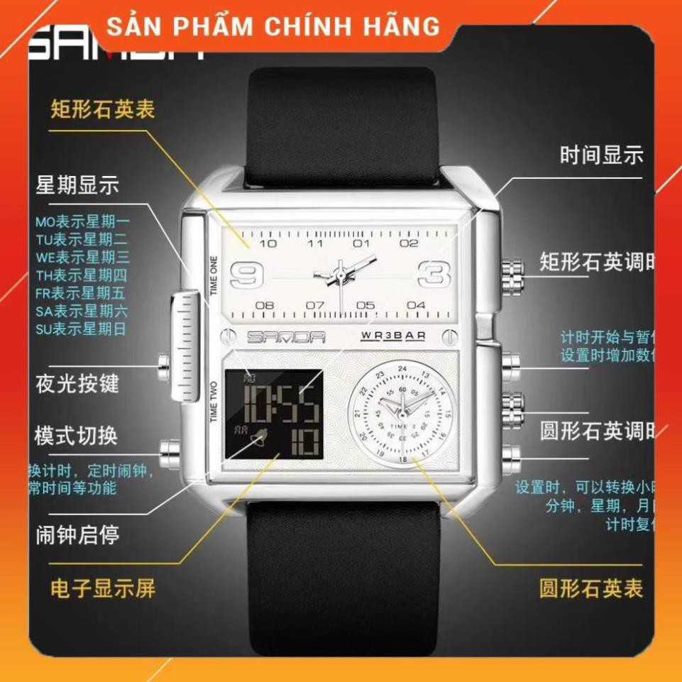 Hàng Cao Cấp -  Đồng hồ SAMDA 6023 tuyệt tác nam tính67 - lỗi 1 đổi 1 | BigBuy360 - bigbuy360.vn