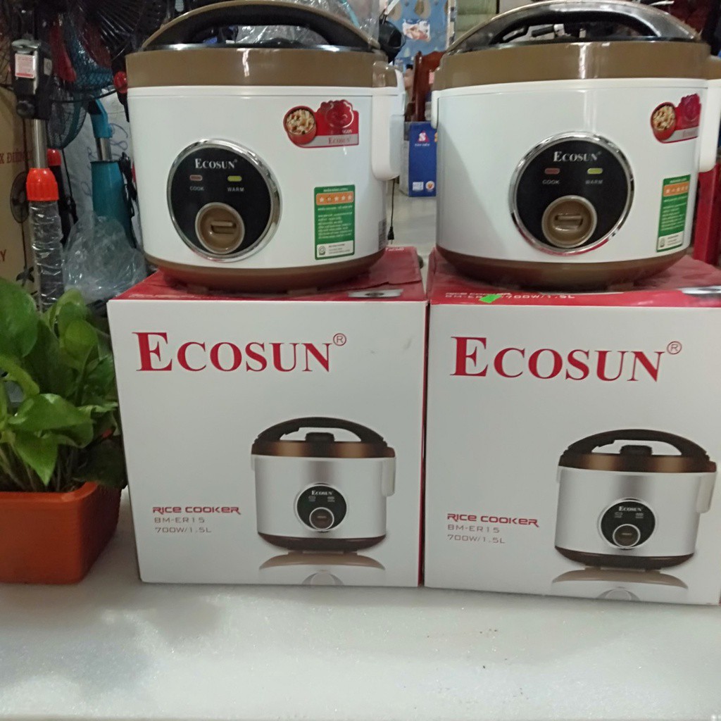 Nồi cơm điện ECOSUN 2.5L nấu cơm gon dữ ấm tốt