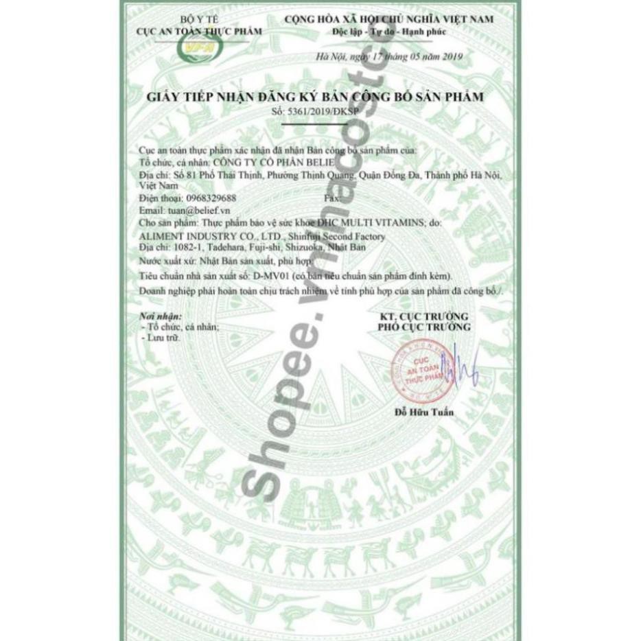 Viên uống Vitamin Tổng Hợp DHC MULTI VITAMINS 15 30 90 ngày dùng | BigBuy360 - bigbuy360.vn
