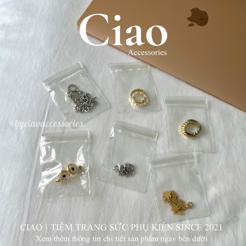 [CHỐNG OXY HOÁ] Bìa đựng PVC bảo quản trang sức phụ kiện chống oxy hoá tiện lợi Ciao accessories