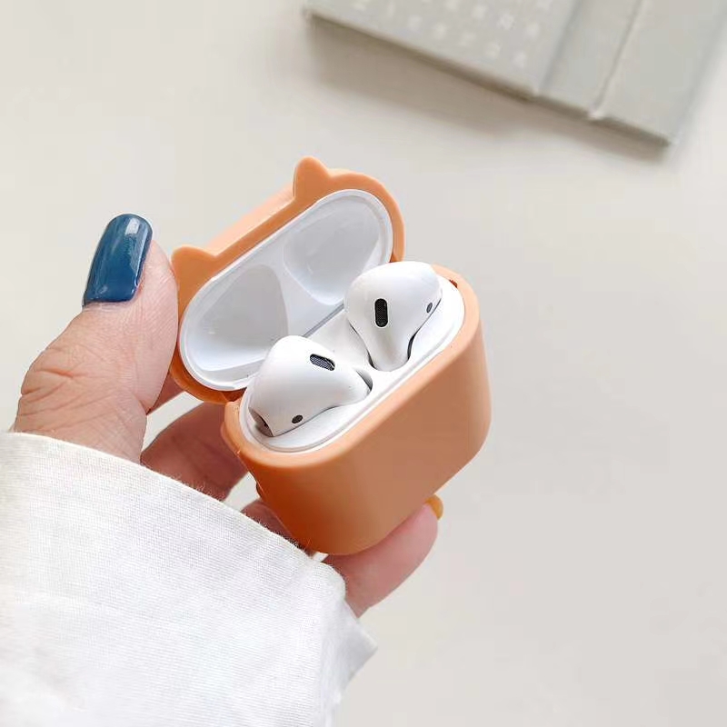 Vỏ bảo vệ hộp sạc tai nghe silicon thiết kế dễ thương cho AirPods 1 | 2 Airpods pro