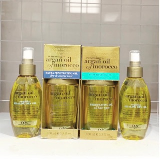 Tinh dầu dưỡng tóc Ogx Renewing Argan oil of Morocco Penetrating oil 100m Hàng Mỹ