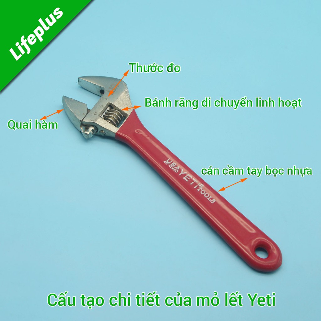 Mỏ lết Yeti 10 inch