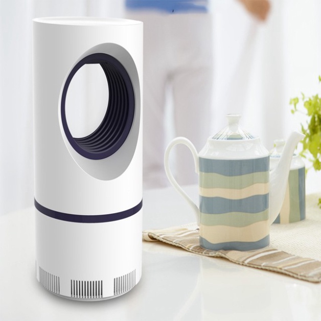 Đèn bắt muỗi hình trụ cổng Usb - Máy bắt muỗi thông minh diệt côn trùng hiệu quả | Hàng Tốt