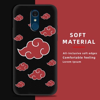 Ốp Điện Thoại Silicon Mềm Đục Toàn Diện Họa Tiết Tương Phản Đơn Giản Sáng Tạo Cho LG Q7/Q7+/ Q7A/Style L-03K-JP