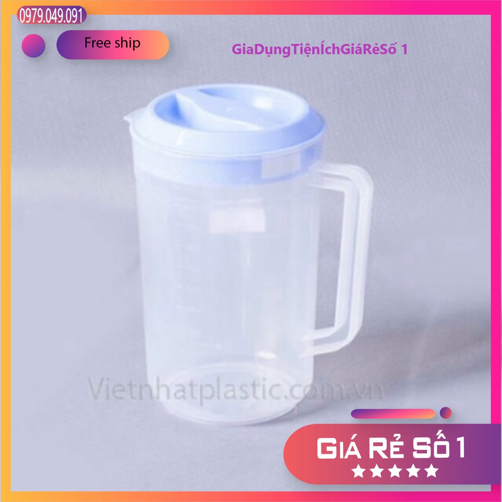 Ca nước nhựa Việt Nhật loại 2,5 lít-Giá rẻ.