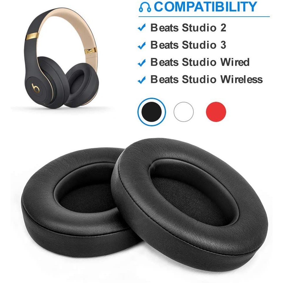 Beats Studio Replacement Ear Pads for Studio 2.0 & Studio 3.0 Wired/Wireless B0500 / B0501