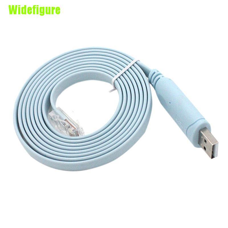 (widefigure) Dây Cáp Chuyển Đổi Usb Sang Rj45 For Cisco Usb Console Cable