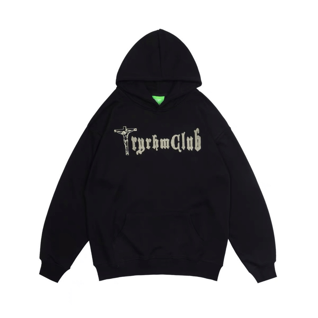 Áo Hoodie Nỉ Dáng Rộng Form Oversize Unisex Nam Nữ In Hai Mặt TRY