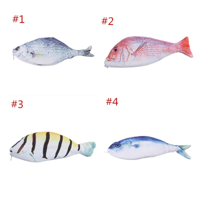 Hộp Đựng Bút / Đồ Trang Điểm Hình Con Cá