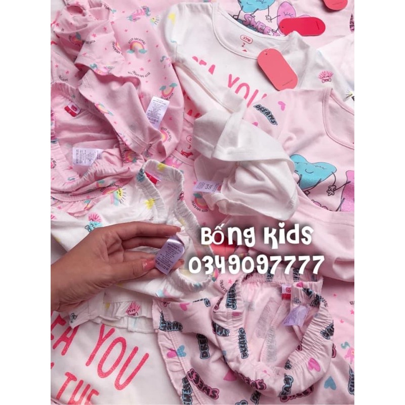 Bộ Hè Bé Gái Cotton Shilav