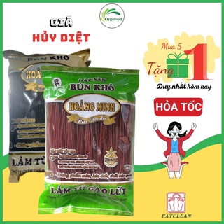 Bún gạo lứt đỏ đen Hoàng Minh EAT CLEAN 500g thức ăn healthy giảm cân cho người ăn kiêng