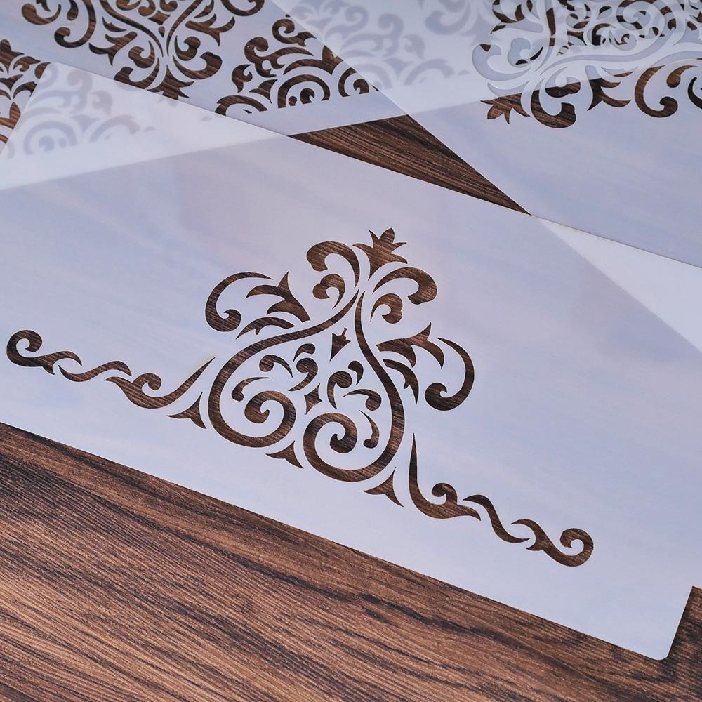 NICKOLAS Set 3 Khuôn Làm Bánh Hình Ren Hoa