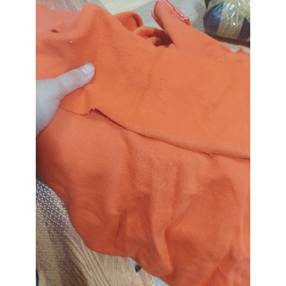 Vải Nỉ bông màu cam