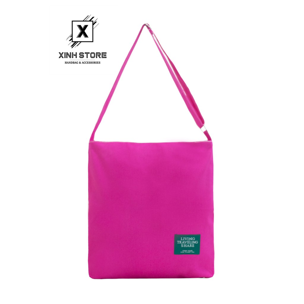 [Mã WABRBAGS giảm 20K đơn 99K] Túi Tote Đeo Chéo Basic XinhStore