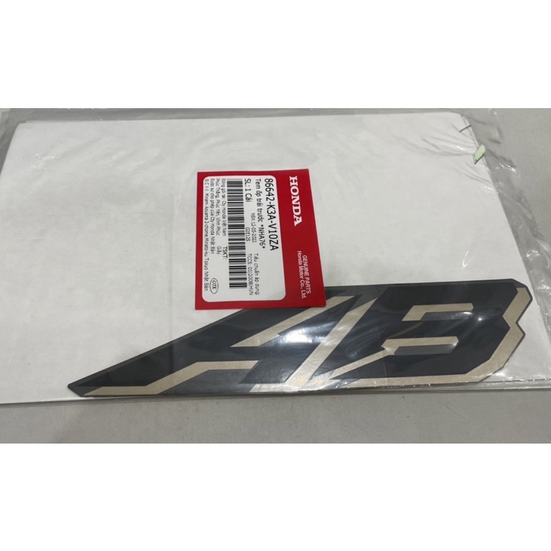 tem ab yếm ab 2022 Tem ốp trước honda+