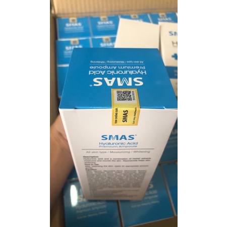 Serum HA SMAS Cấp Ẩm Sâu Cho mọi loại da 100ml ( chính nghạch, sẵn)