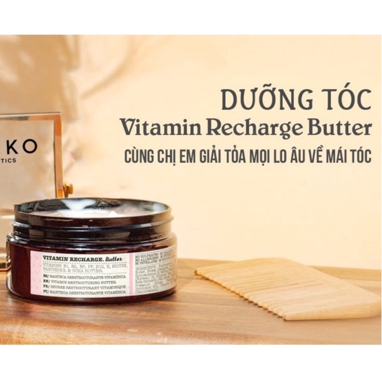 Mặt Nạ Ngủ Cho Tóc Vitamin Recharge Butter - Eva Professional