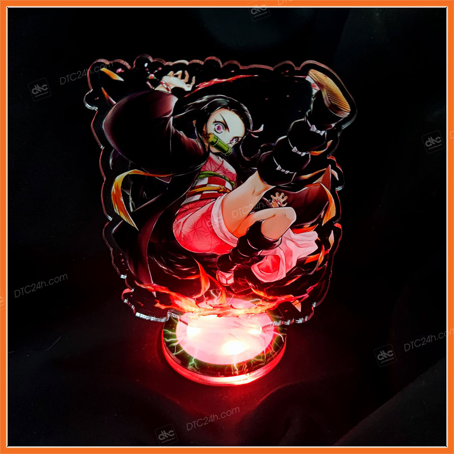 Mô hình tượng standee Kimetsu No Yaiba  - Đèn led 3 chế độ