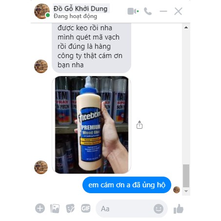 ⚒🛠⬆️ Keo dán gỗ, keo Titebond II Premium Wood Glue 473ml ⚒🛠⬆️