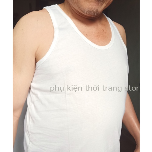 Áo phông không cổ, áo ba lỗ trắng thương hiệu Việt mềm mịn mát