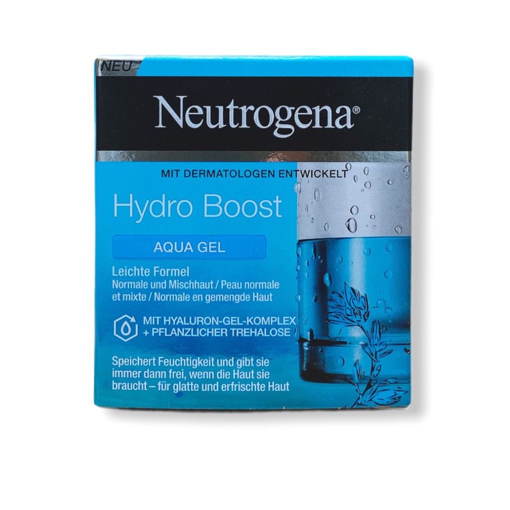 Kem Dưỡng Ẩm Neutrogena Hydro Boost Aqua Gel Dạng Gel thấm nhanh, cấp ẩm sâu không gây nhờn rít