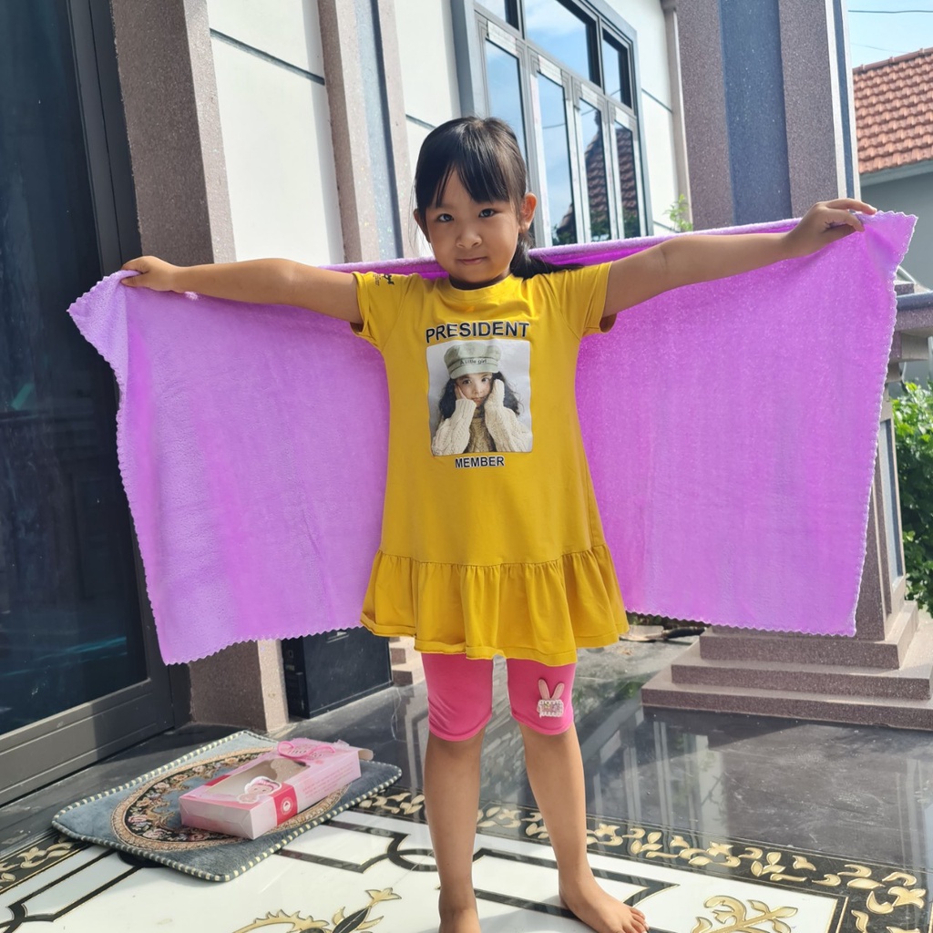 Khăn tắm cho bé kích thước 120 x 60 cm chất liệu cotton - quà tặng bỉm momo diamond