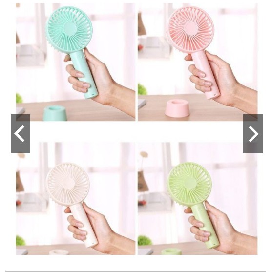 Quạt mini tích điện cầm tay hình thú siêu hót