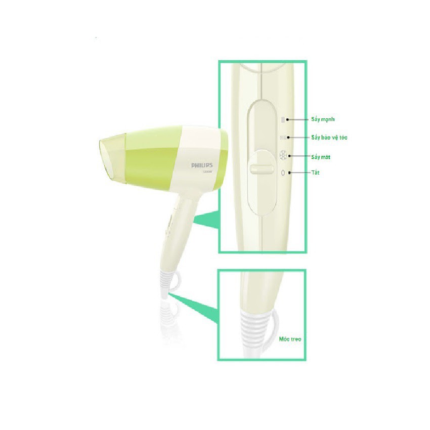 Máy sấy tóc Philips BHC015/00 - Sản phẩm chính hãng
