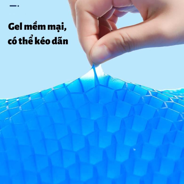 Đệm Silicone Tổ Ong Lót Ghế Ngồi ghế thoáng Khí chống đâu lưng thoái hóa lưng