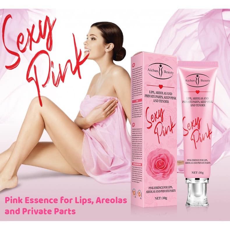 KEM LÀM HỒNG NHŨ HOA, HỒNG BIKINI, GIẢM THÂM NÁCH HIỆU QUẢ AICHUN SEXY PINK WHITENING CREAM 30G CHÍNH HÃNG - 11509