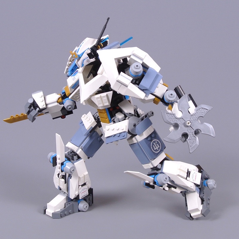 Lắp ráp xếp hình ninjago 11331 Người máy MECH Xanh của Lloyd 912 KHỐI