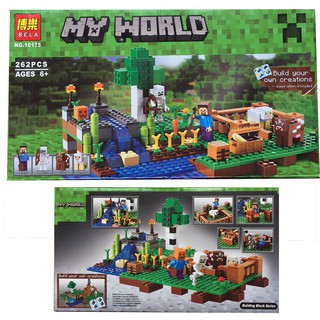 Lego xếp hình My World MineCraft 262 pcs