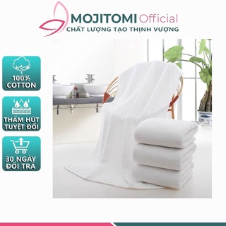 Khăn tắm khách sạn Mojitomi 5* cao cấp cotton loại to dầy rộng đẹp cực mềm thấm nước tốt không sổ lông bai khăn phai màu