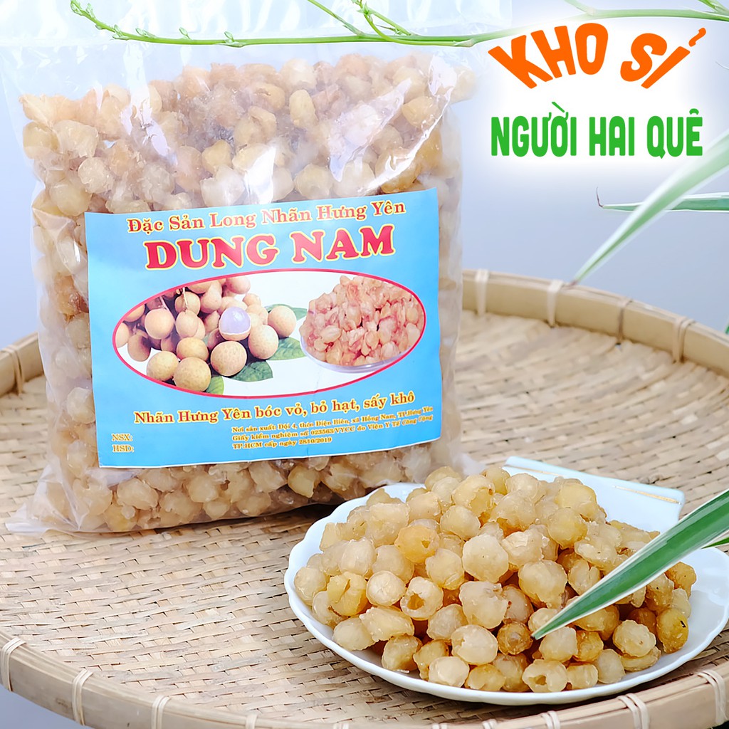 Long nhãn sấy Hưng Yên LOẠI 1 Sỉ lẻ 1kg/ 200g | KHO SỈ NGƯỜI HAI QUÊ - HAIQUE FOOD