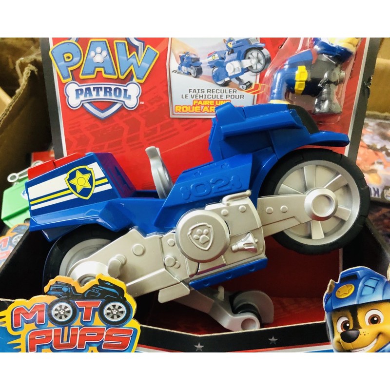 Xe Moto Chase chạy bốc đầu Paw Patrol